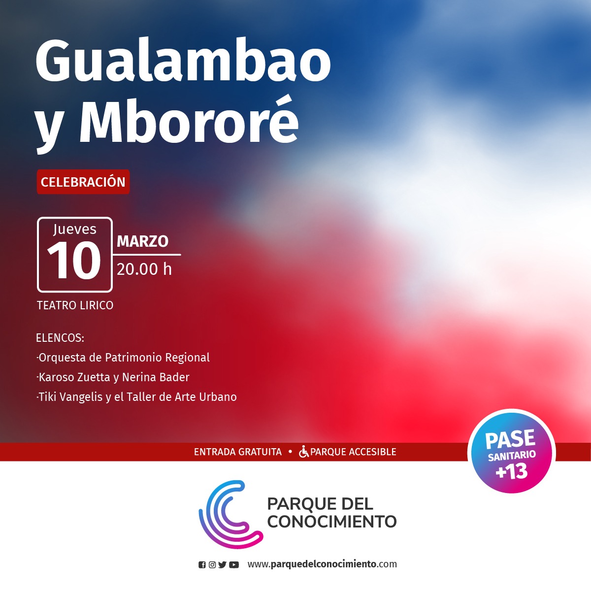 Gualambao y Mbororé en el Parque